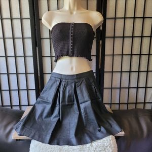 2/$8 • EUC FC Jeans Wet Look Skirt